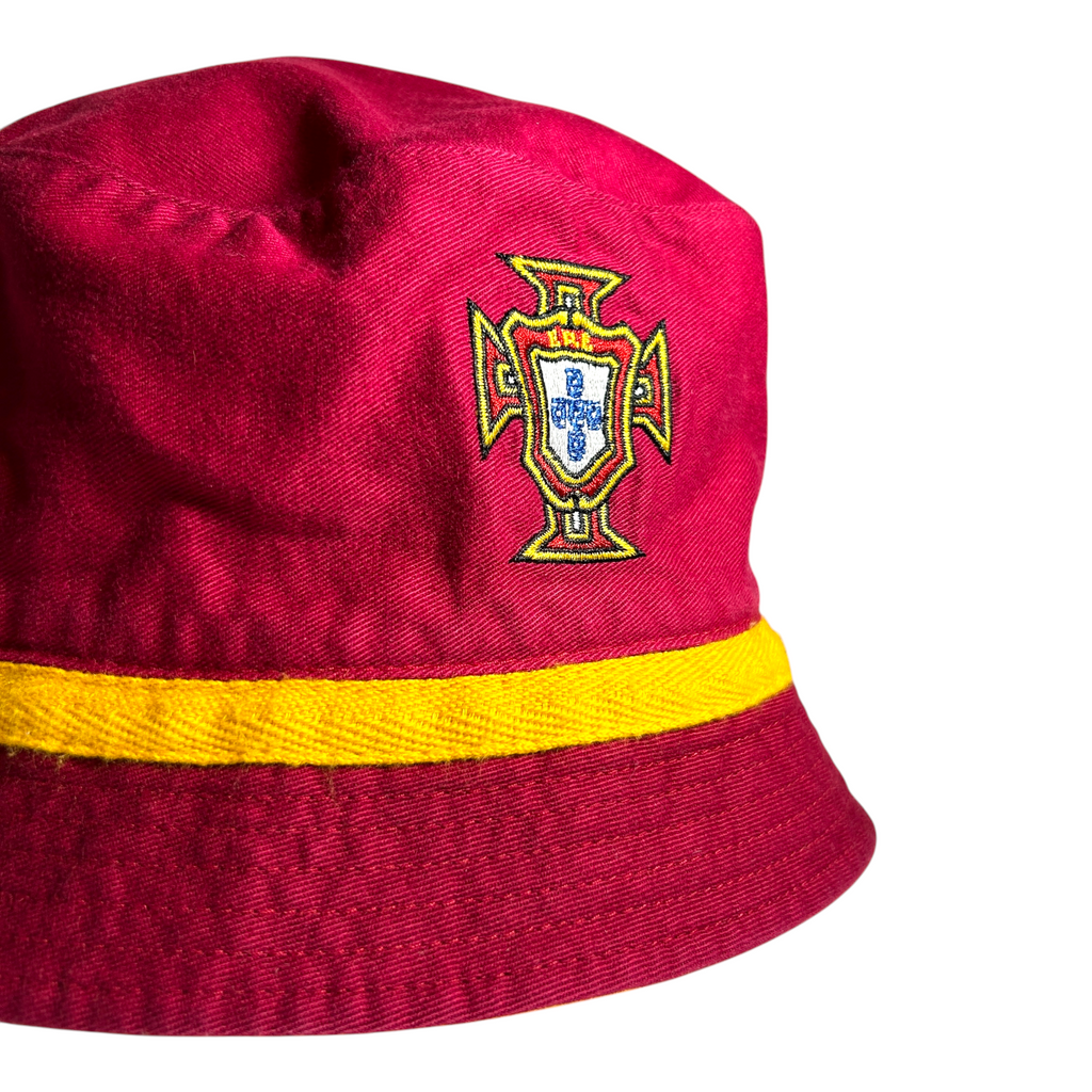 '04-'05 Portugal Reversible Bucket Hat - Maroon:Yellow
