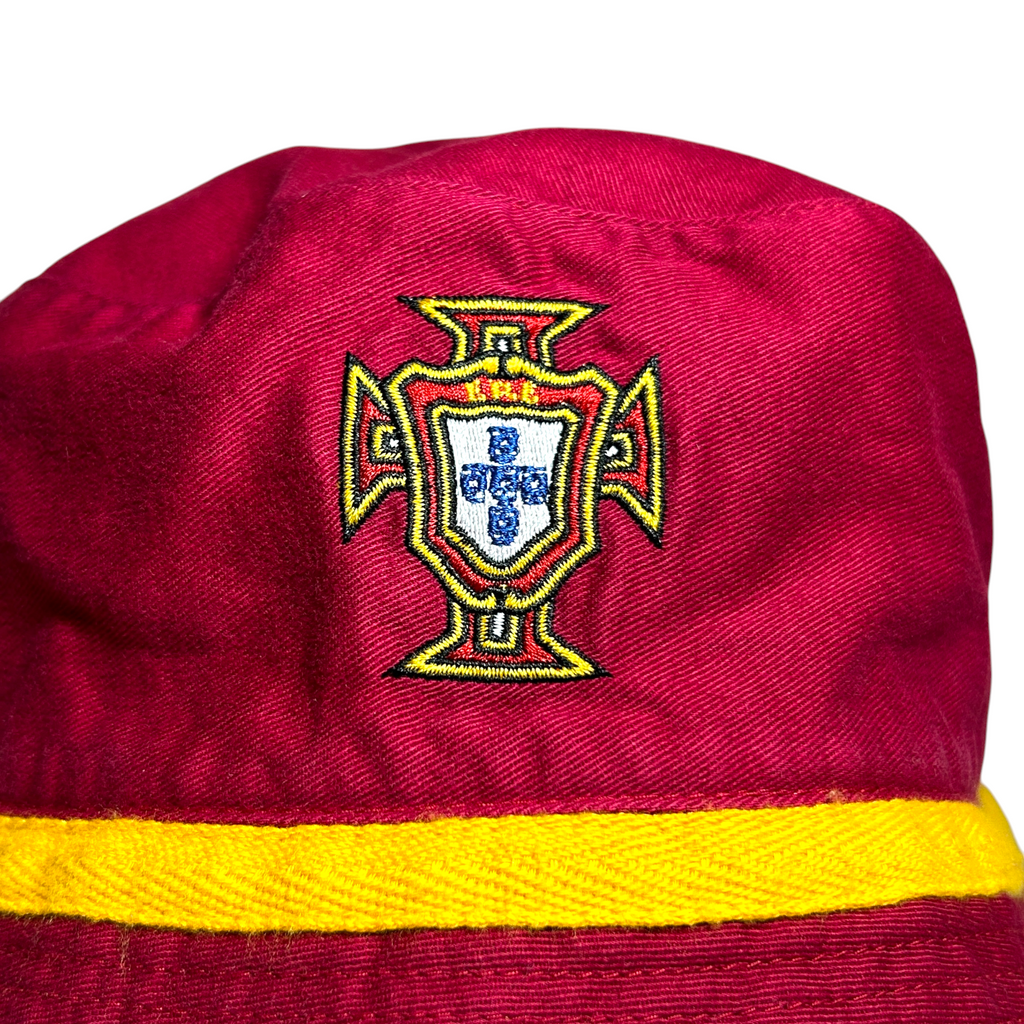 '04-'05 Portugal Reversible Bucket Hat - Maroon:Yellow