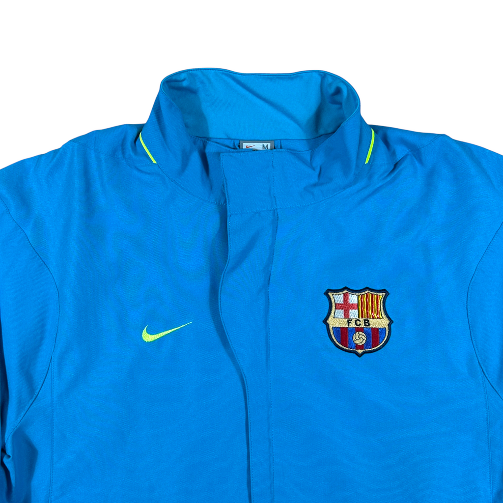 '08-'09 FC Barcelona Training Jacket - Turq:Volt