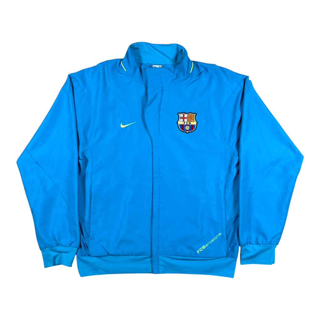 '08-'09 FC Barcelona Training Jacket - Turq:Volt