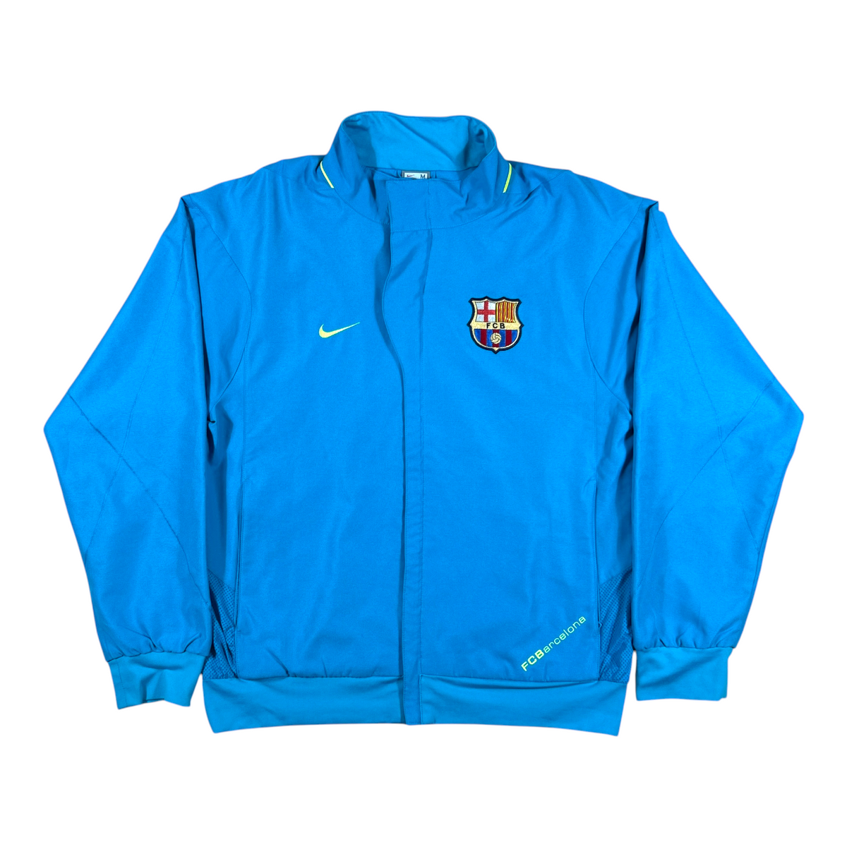 '08-'09 FC Barcelona Training Jacket - Turq:Volt