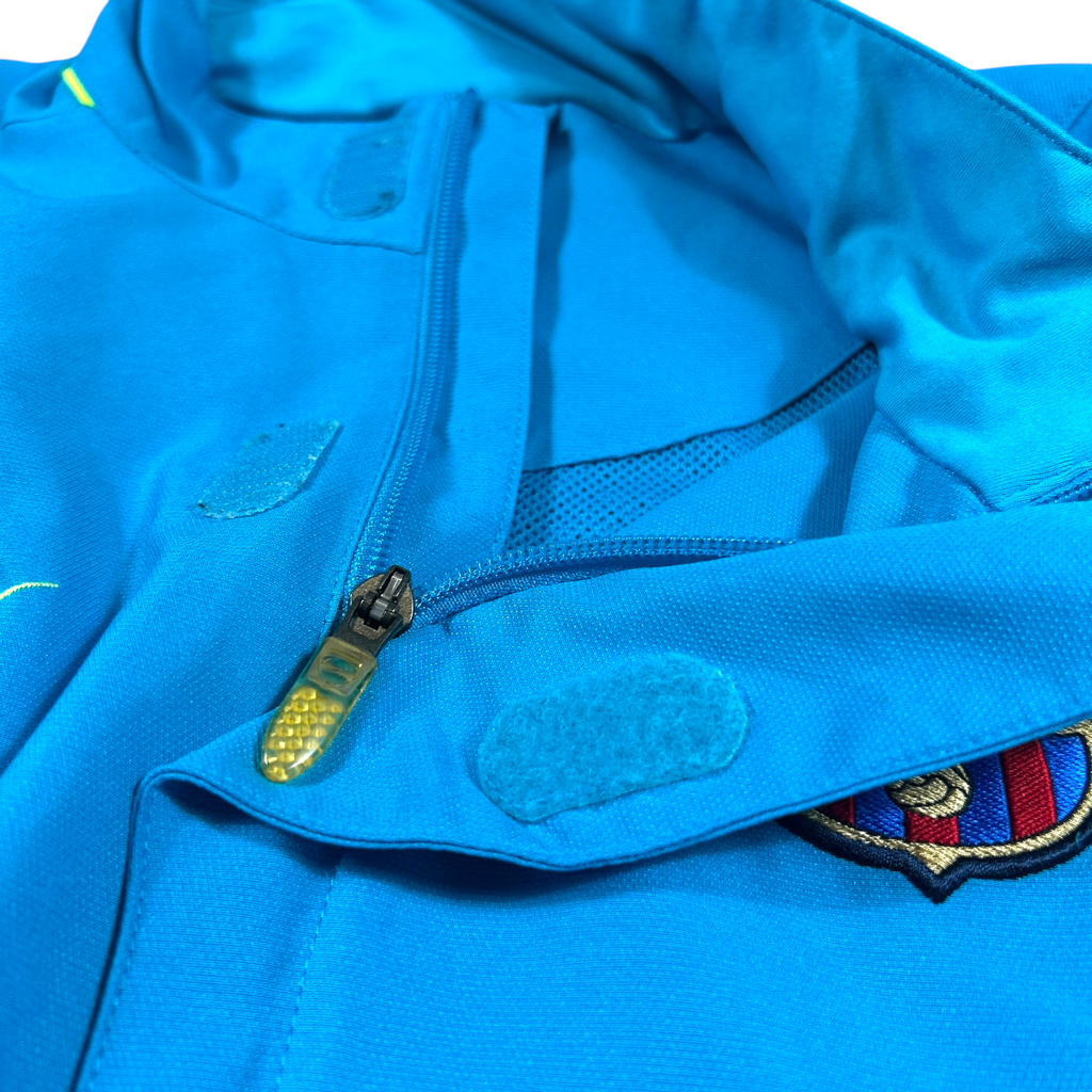 '08-'09 FC Barcelona Training Jacket - Turq:Volt