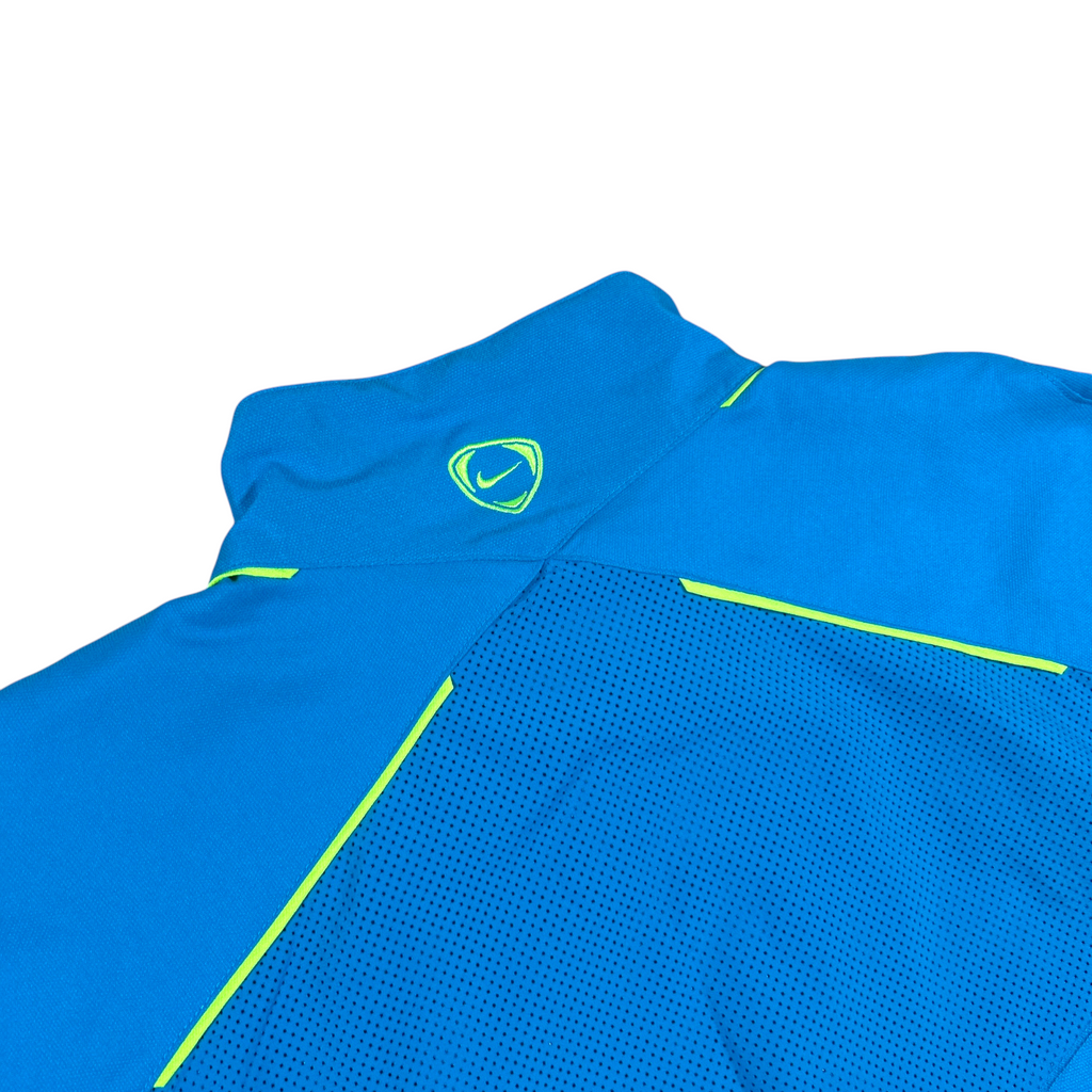 '08-'09 FC Barcelona Training Jacket - Turq:Volt