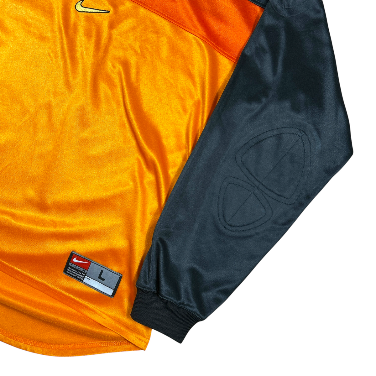 '99-00 FC Barcelona Goalkeeper Shirt - Orange:Black