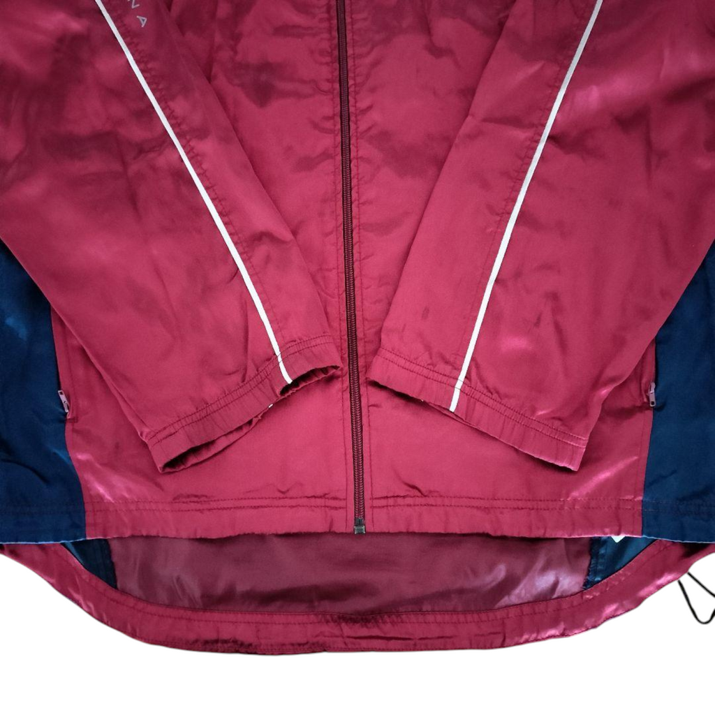 '01-'02 Nike FC Barcelona Red Satin Windbreaker Jacket
