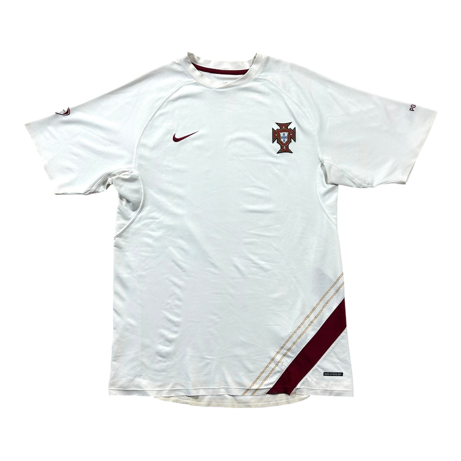 Nike Portugal 2008-09 white training shirt front