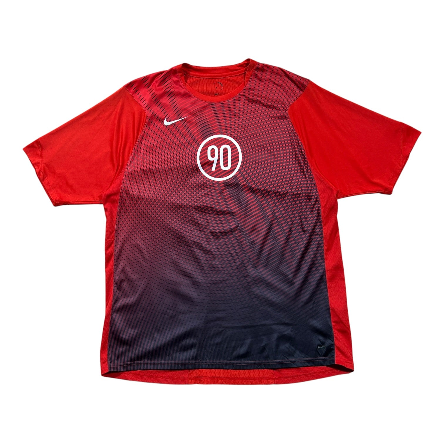Nike Total 90 red and black training shirt